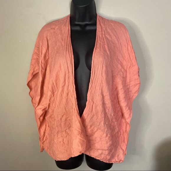 𝅺Universal Threads Pink Open Front Kimono Jacket - Picture 2 of 8